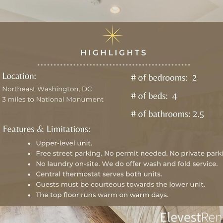 וושינגטון Edgewood Guesthouse Apartment Unit מראה חיצוני תמונה